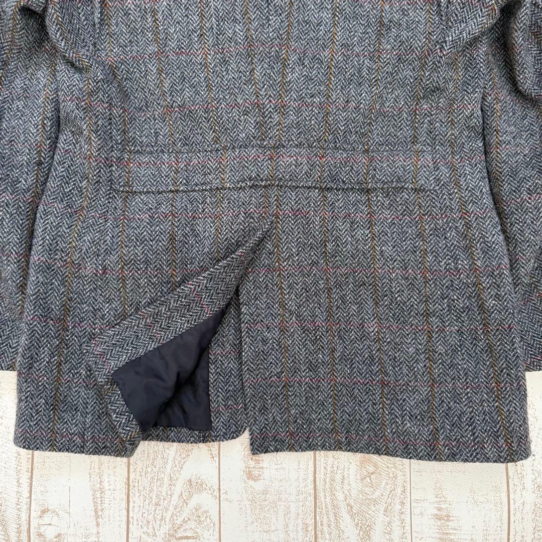 【COLLTER】ハリスツイード　ヘリンボーンカントリージャケット　ノーフォーク