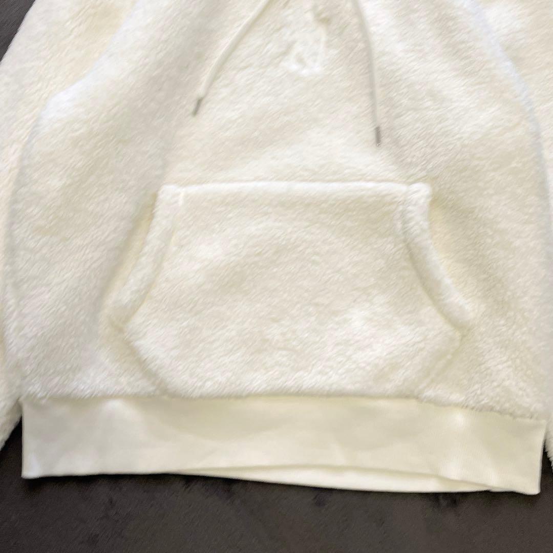 極美品✨ポロラルフローレン ボアパーカー フリース ビッグポニー 現行 白 M