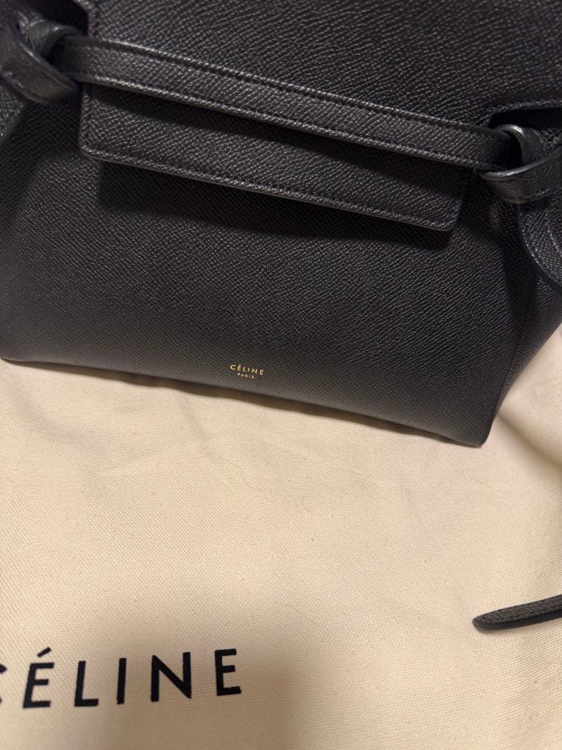 CELINE セリーヌ ベルトバッグMICRO BELT BAG マイクロ 黒