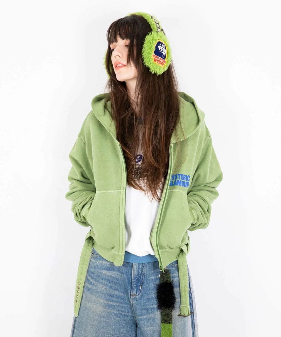 HYSTERIC GLAMOUR ショート丈パーカー