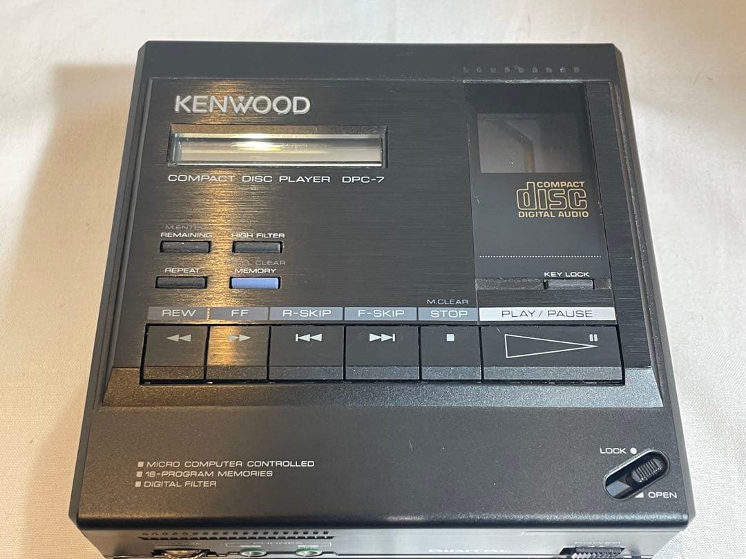 【ジャンク品】 KENWOOD DPC-7 CDプレーヤー