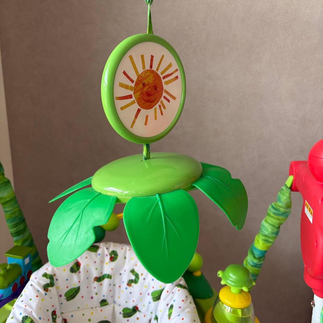 【美品】はらぺこあおむし　アクティビティジャンパー　ジャンパルー　日本育児