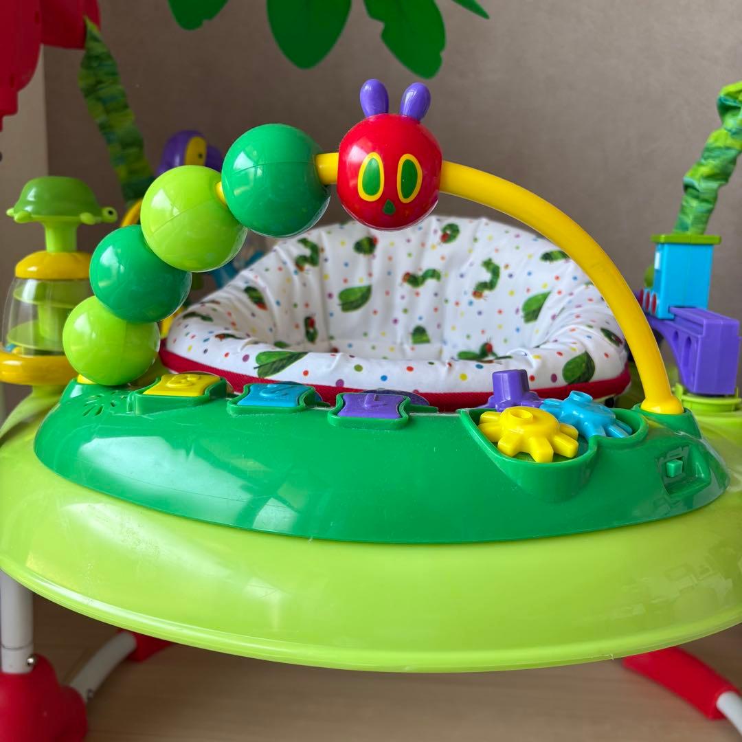 【美品】はらぺこあおむし　アクティビティジャンパー　ジャンパルー　日本育児