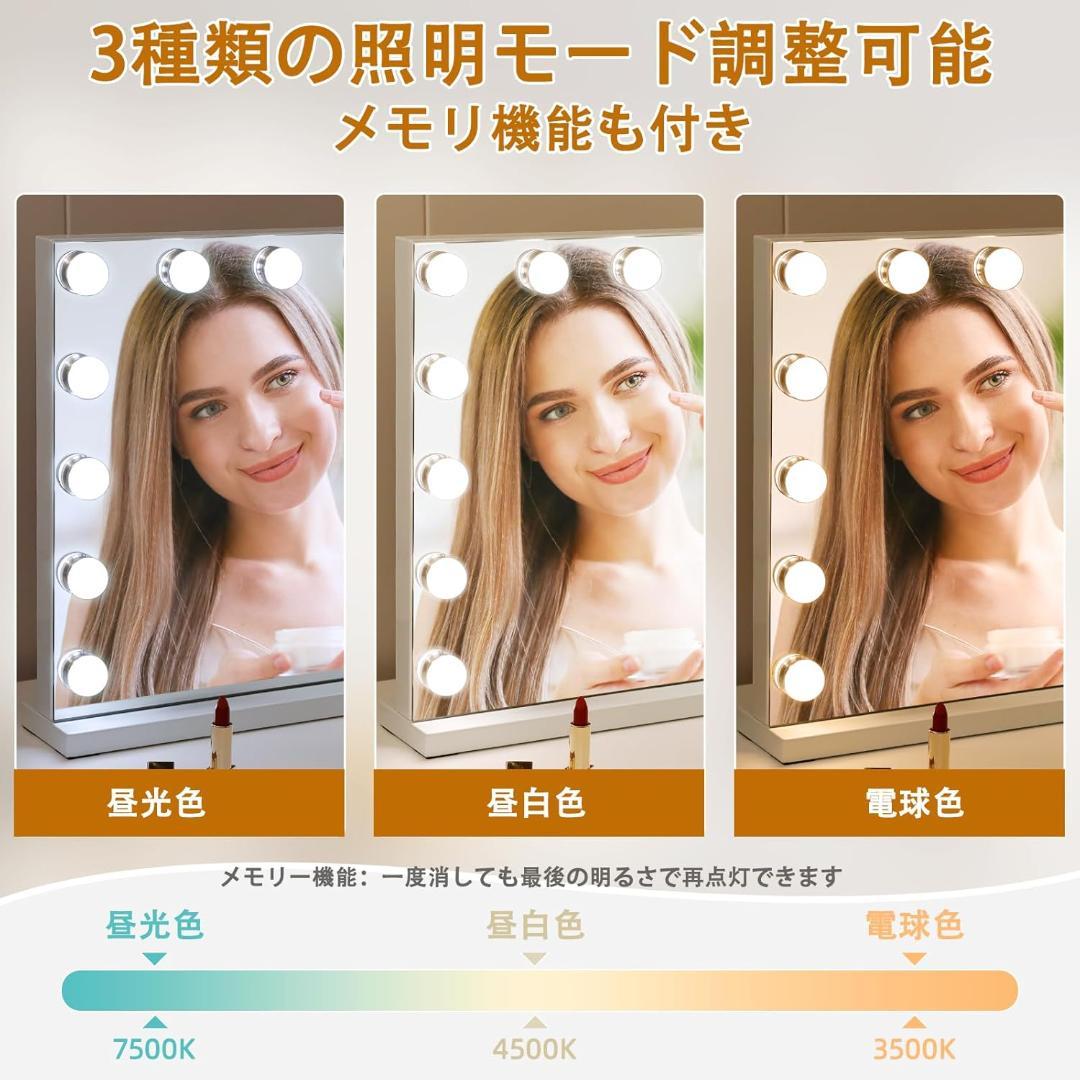 【開封済・未使用】FENCHILIN 女優ミラー 化粧鏡 ハリウッドミラー 鏡