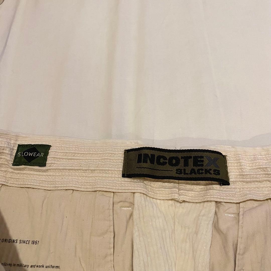 INCOTEX SLACKS ガーメントダイコーデュロイ 1SA100 32