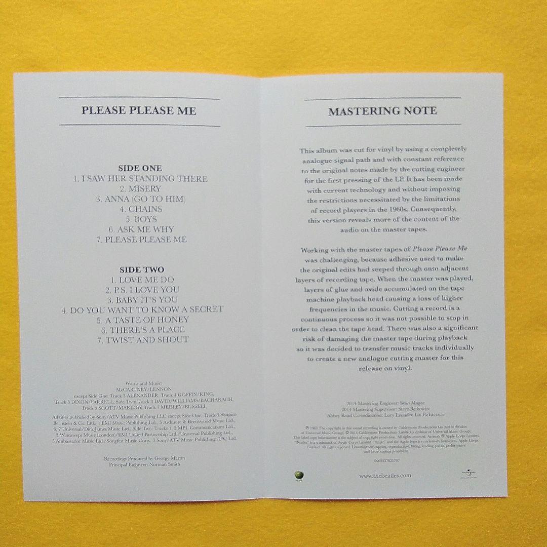 ビートルズ「PLEASE PLEASE ME」【ゴールドパーロフォン】重量盤