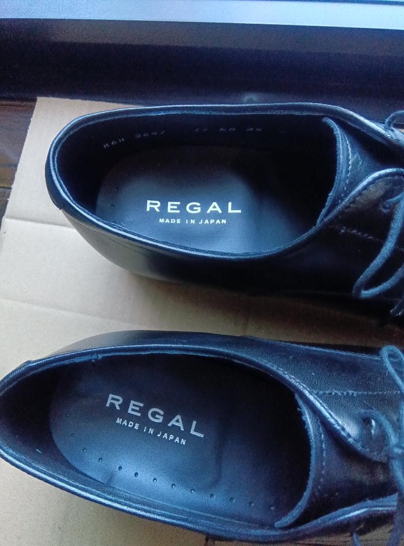 リーガル　ストレートチップ　黒　26