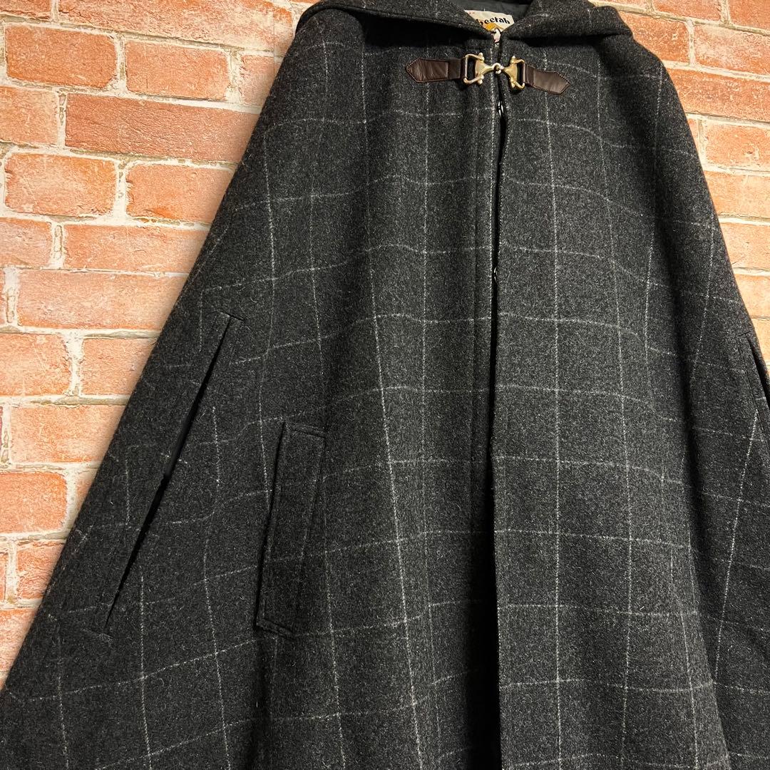 (未使用級)ユナイテッドアローズxレインチーター　ポンチョ　ケープコート　フリー