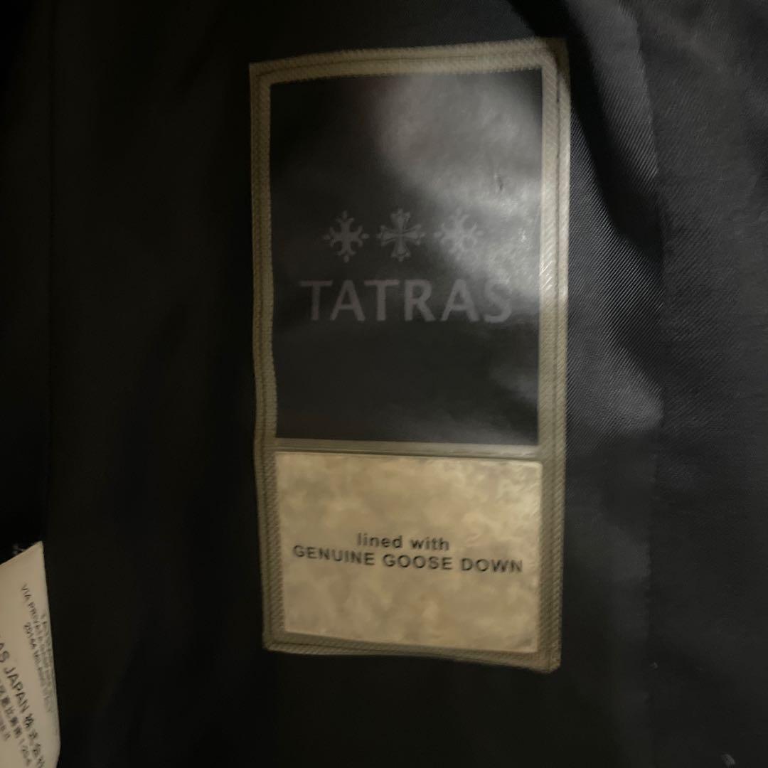 ぴ*か様 TATRAS ブラックダウンジャケットアゴルド