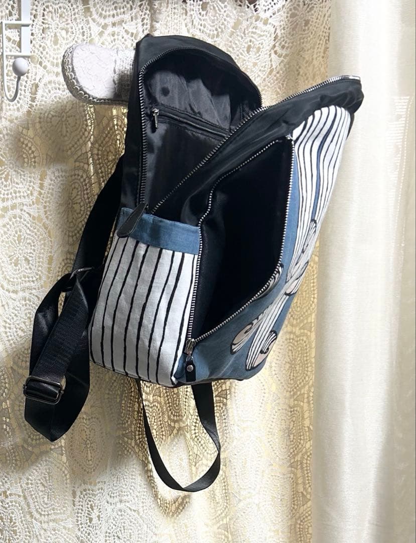 ば*ゆ様 50808B ミナペルホネンハーフハンドメイド　撥水加工リュック