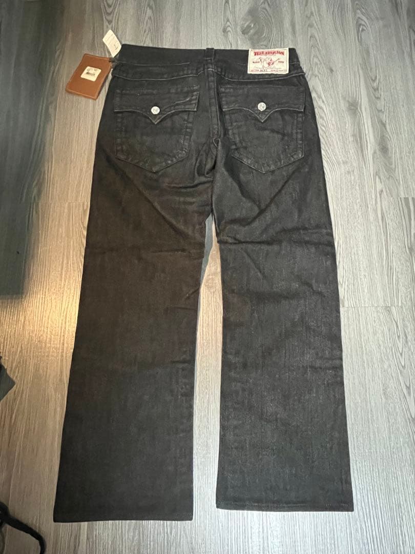 トゥルーレリジョン RICKYブラックデニム 33 USA製 メンズ