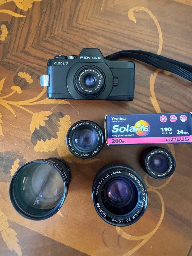 【希少・完動】PENTAX Auto 110 レンズ付属一式