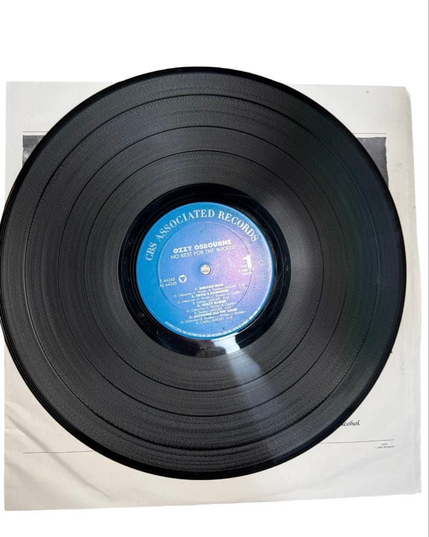 洋楽 Ozzy Osbourne LP No Rest For The Wicked