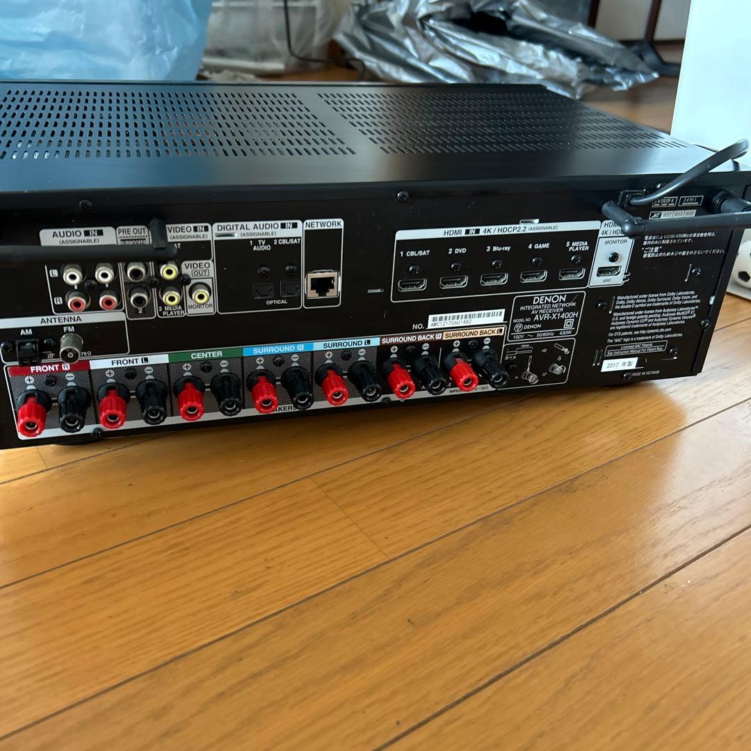 DENON AVアンプ AVR-X1400H リモコン