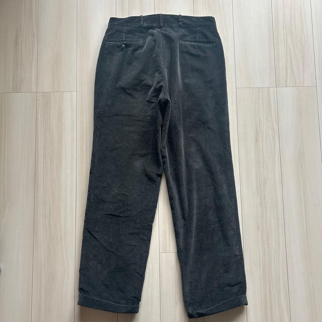 -90s ブルックスブラザーズ ブラックコーデュロイパンツ USA製 32×30