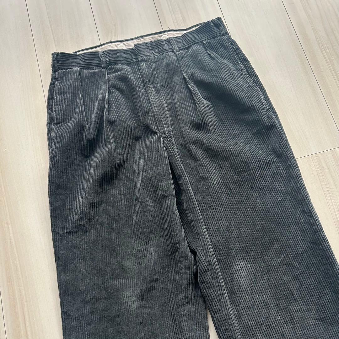 -90s ブルックスブラザーズ ブラックコーデュロイパンツ USA製 32×30