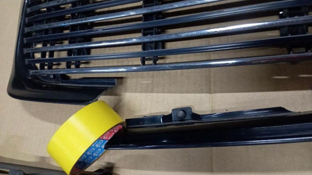 トヨタ　サクシード　ビレット　グリル　アンダーグリル　セット　モデリスタブラック