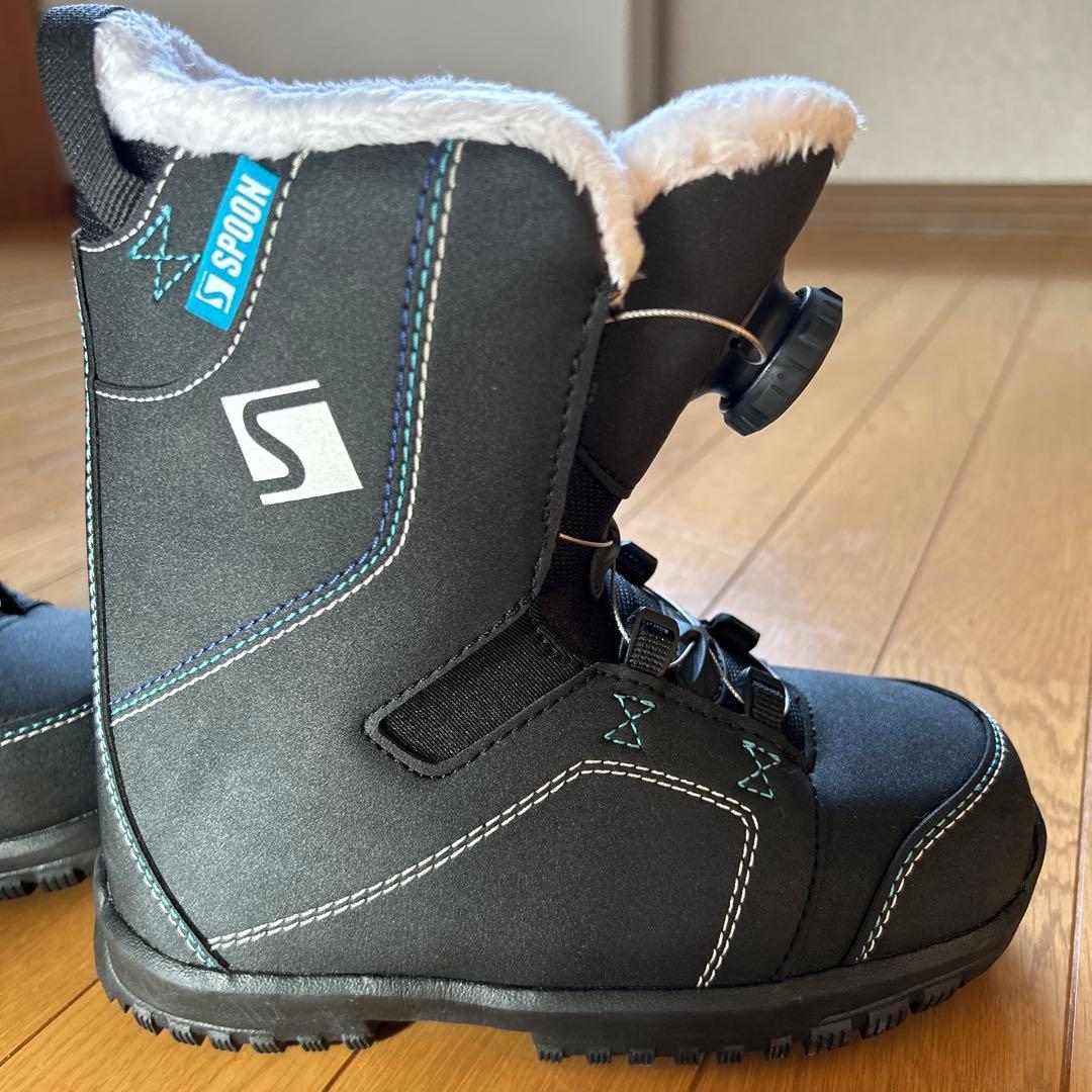 SPOON 子供用スノーボードブーツ 黒　21cm