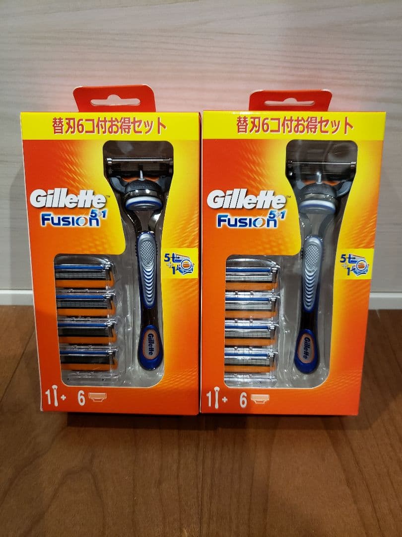 4set プログライドマニュアル フュージョン ホルダー 替刃 ジレット 新品