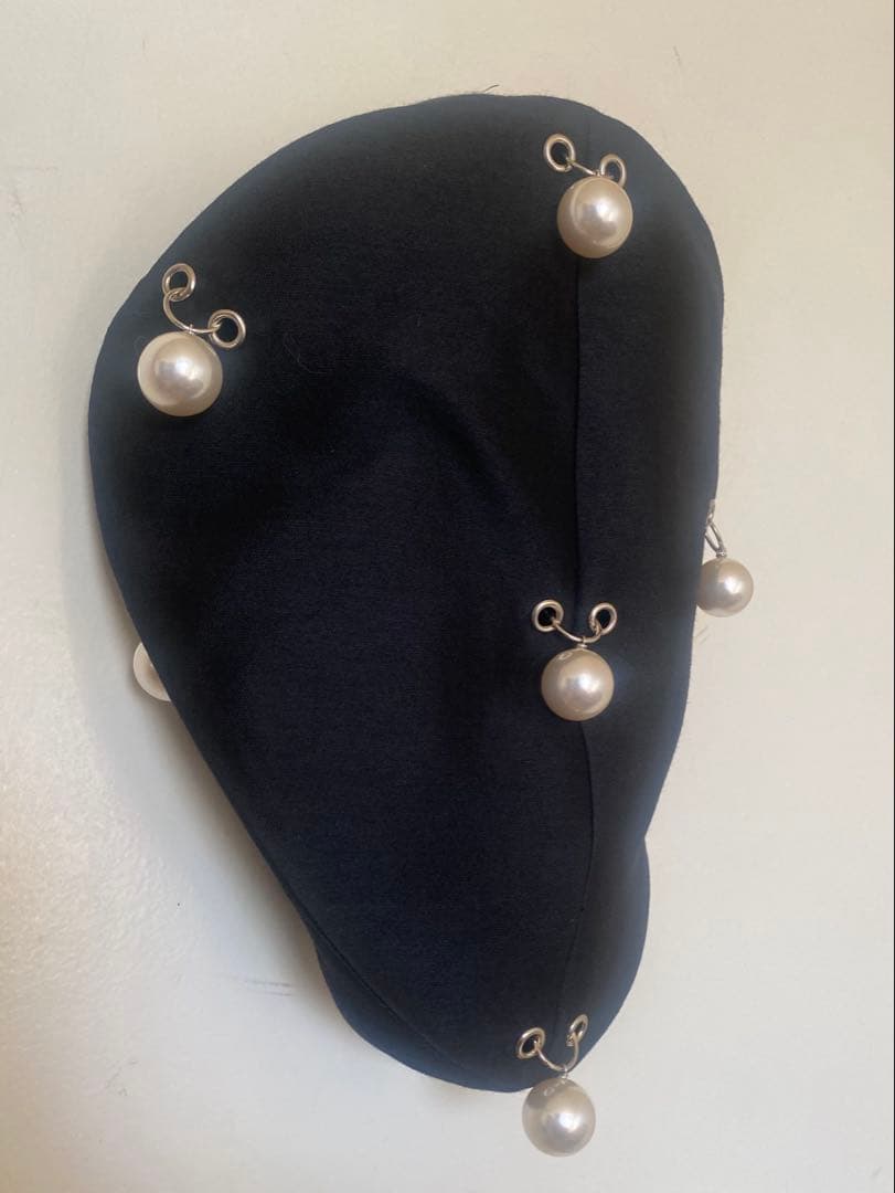 【新品未使用】KIMHEKIM パール付きベレー帽