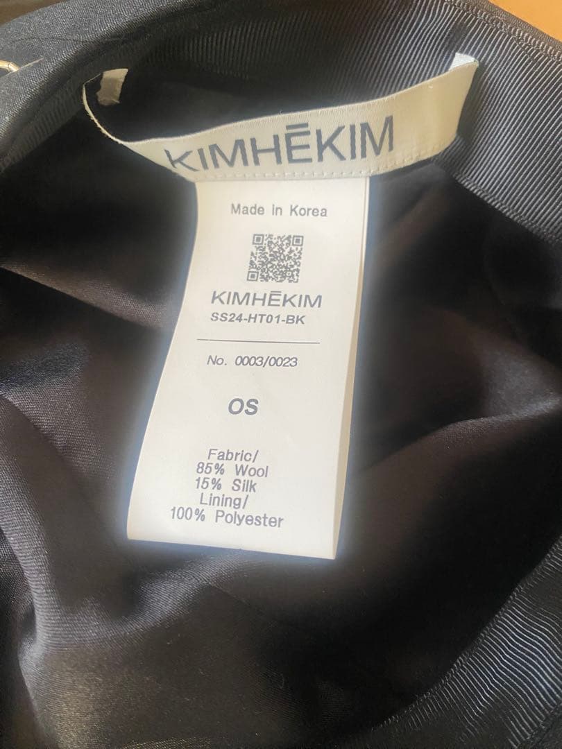 【新品未使用】KIMHEKIM パール付きベレー帽