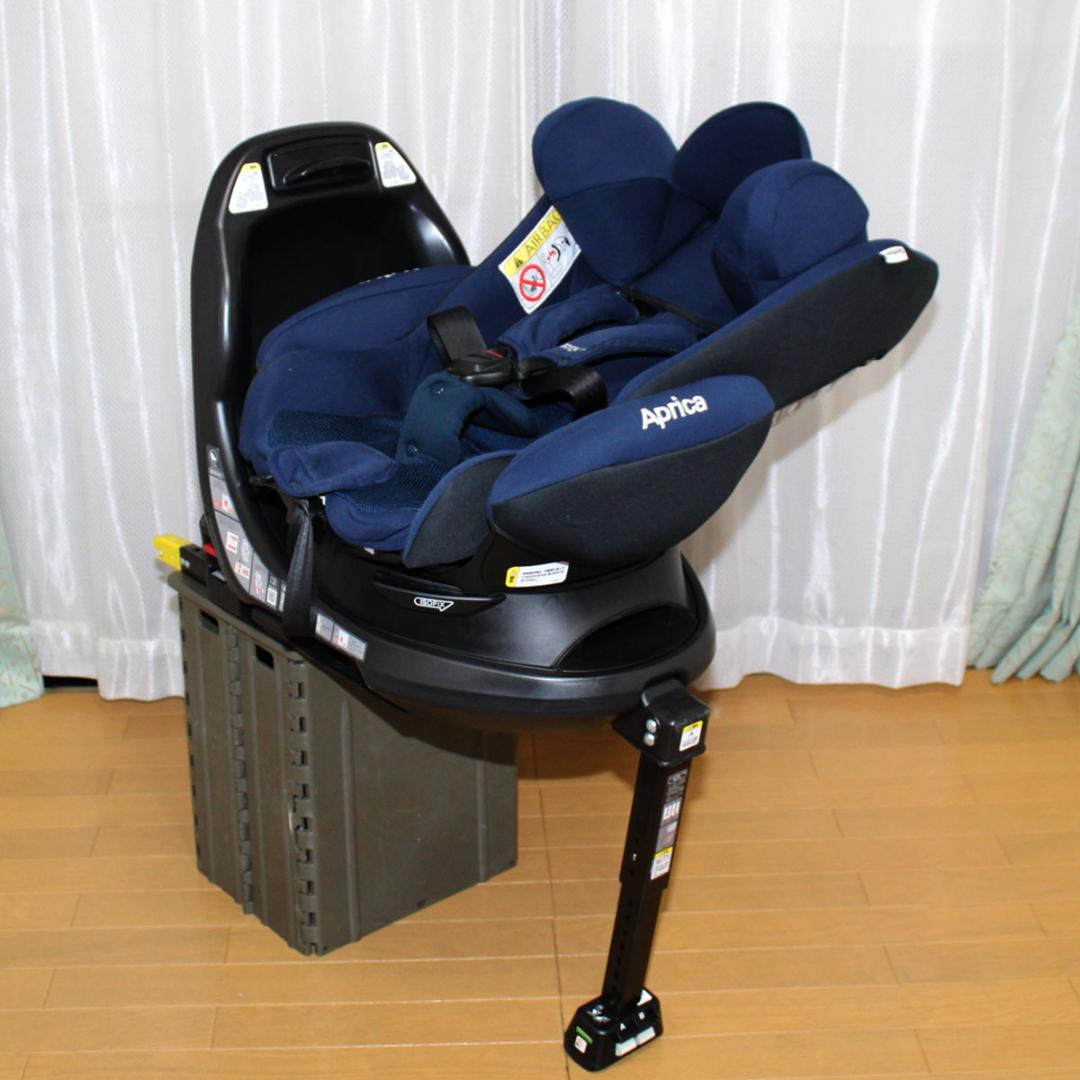 Apricaディアターン プラス ISOFIX AB◆４方向回転シート◆新生児～