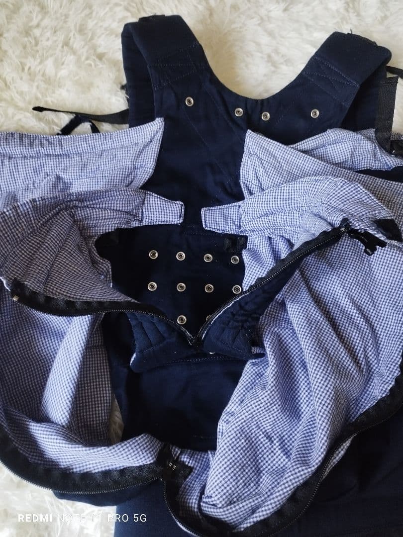 極美品】WEEGO TWIN ウィーゴツイン　ネイビー　2人用抱っこ紐