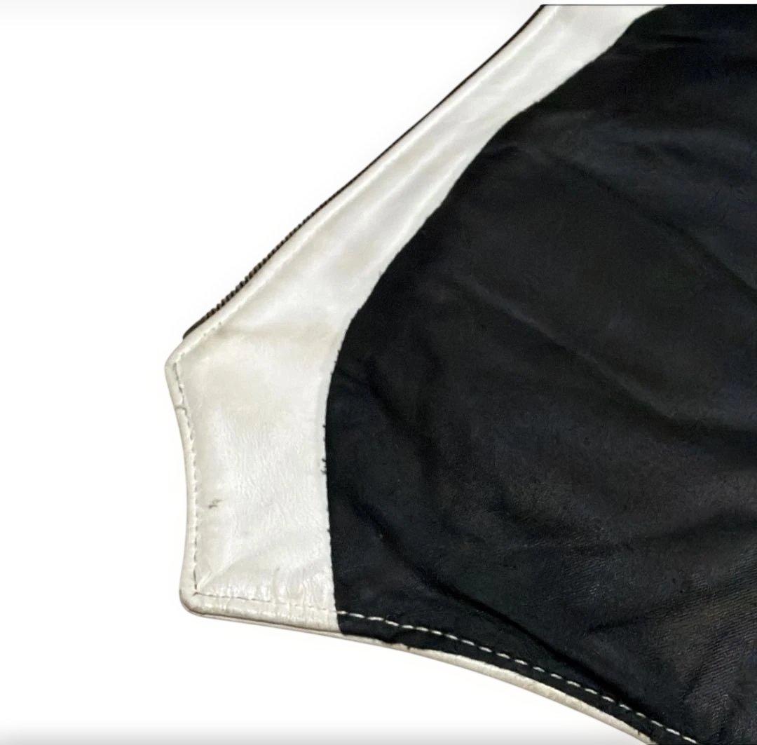 vanson レザーベスト サイズ36 S ホワイト