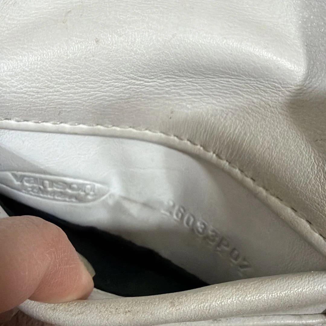 vanson レザーベスト サイズ36 S ホワイト