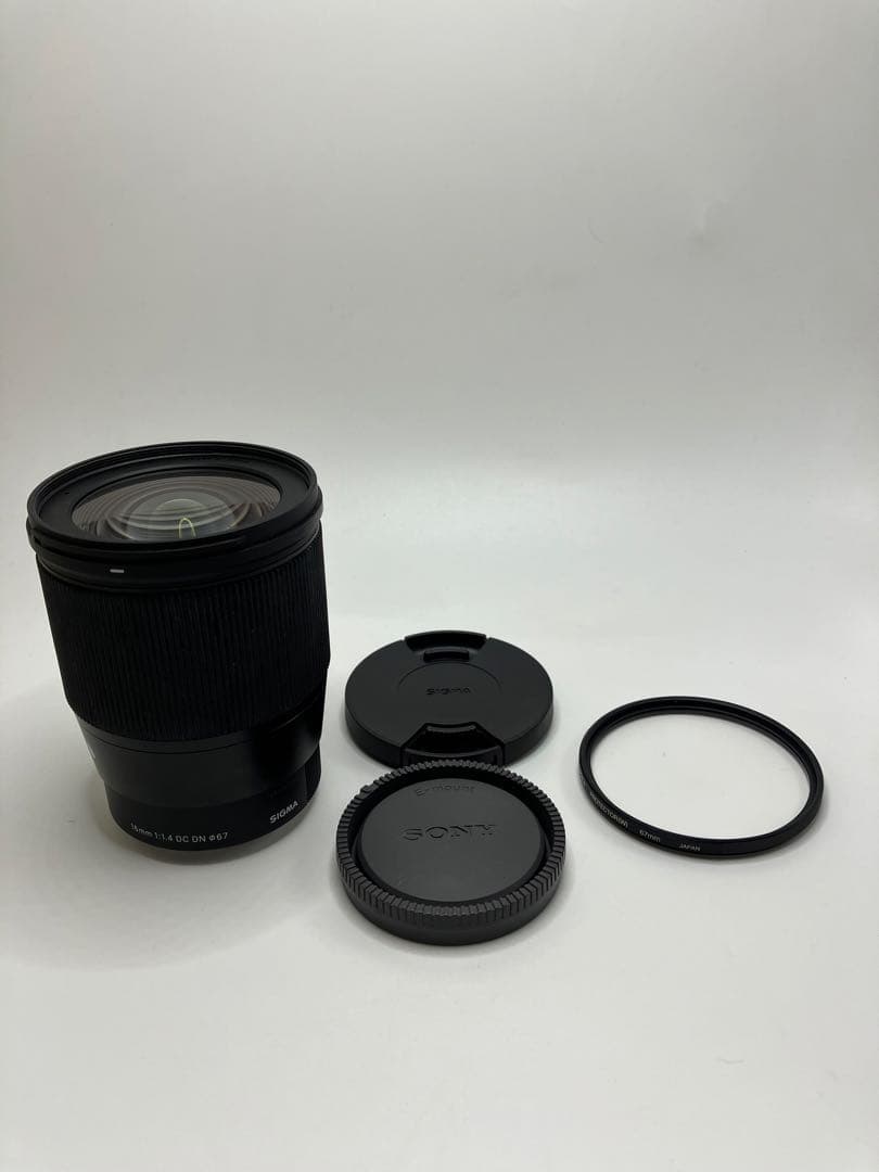 返品保証・動作確認済SIGMA 16mm F1.4 DC DNソニーEマウント用