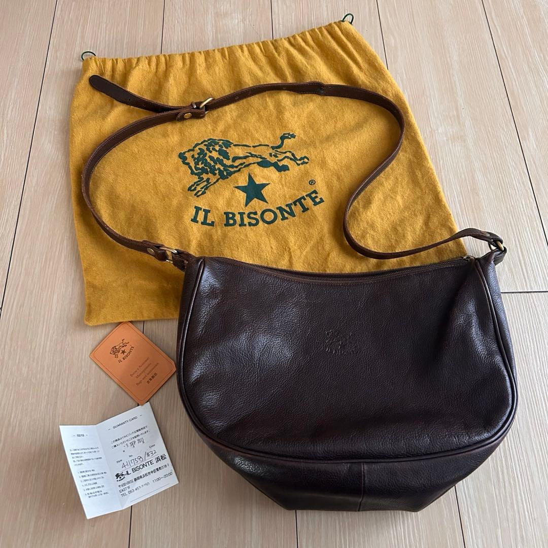 希少・美品｜IL BISONTE イルビゾンテ レザーショルダーバッグ 即購入可