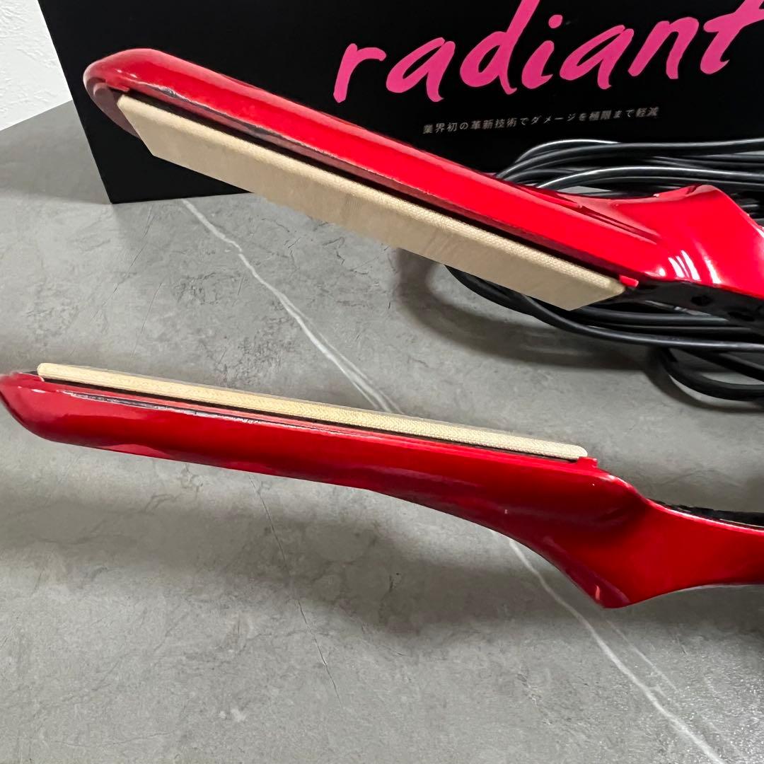 radiant ラディアント　ヘアアイロン　ストレートアイロン