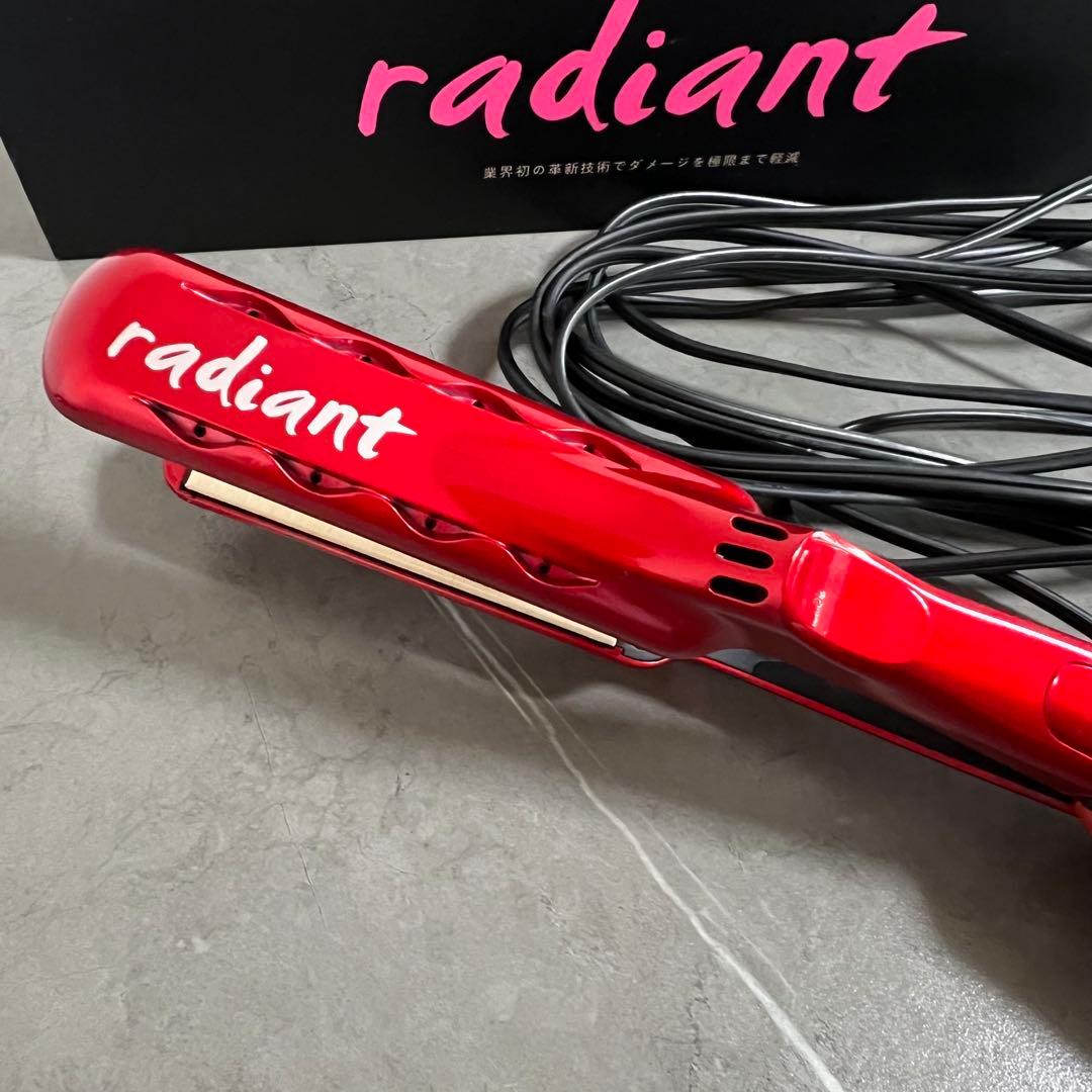 radiant ラディアント　ヘアアイロン　ストレートアイロン