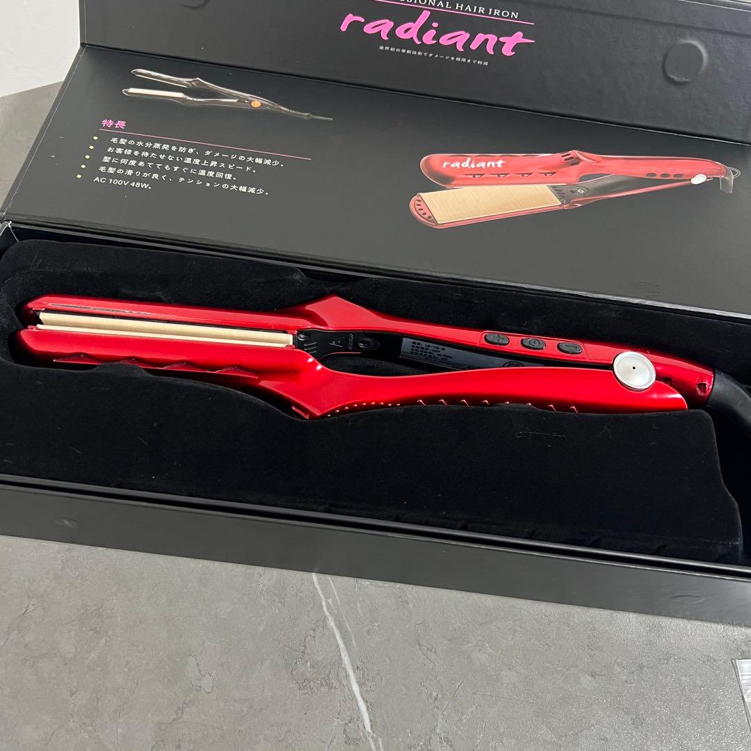 radiant ラディアント　ヘアアイロン　ストレートアイロン