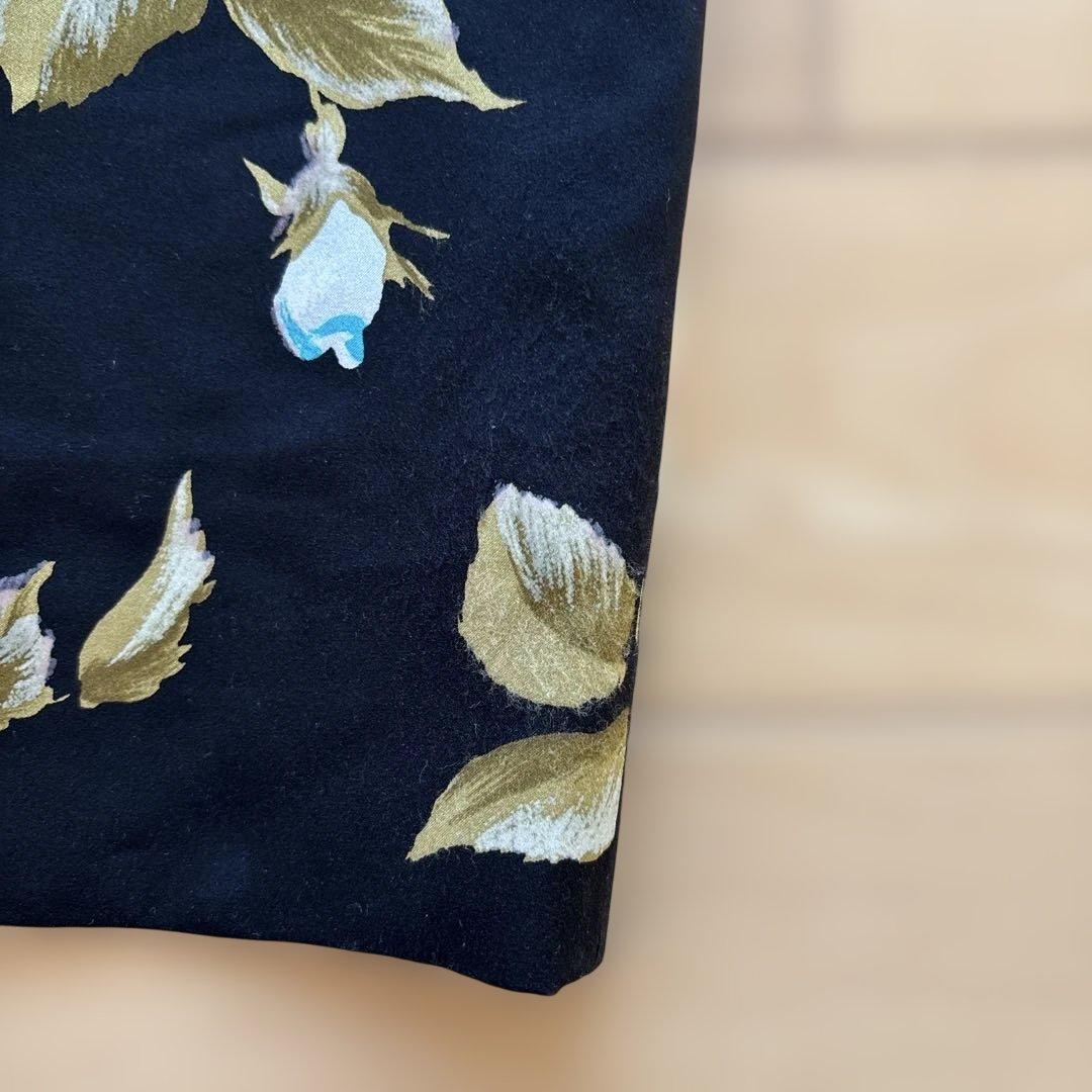 junya watanabe スラックス　パンツ　XS 花柄　ブルー