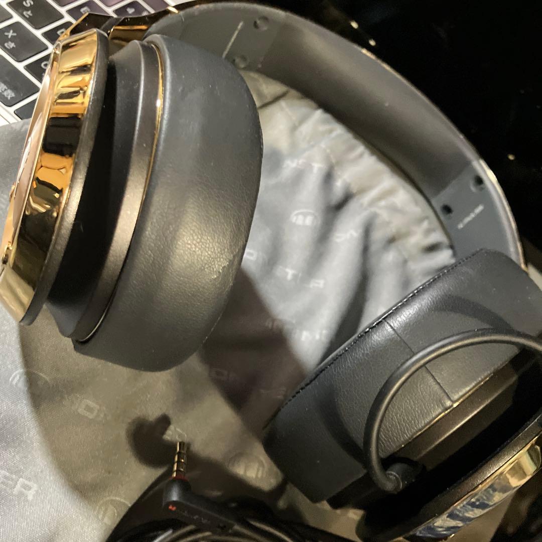 MONSTER 24K ヘッドホン ゴールド MH MEEK OE GLD CU