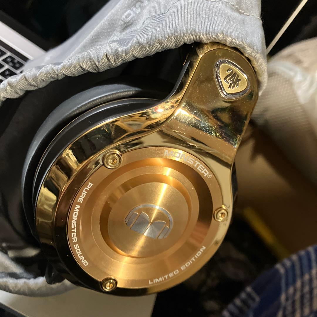 MONSTER 24K ヘッドホン ゴールド MH MEEK OE GLD CU