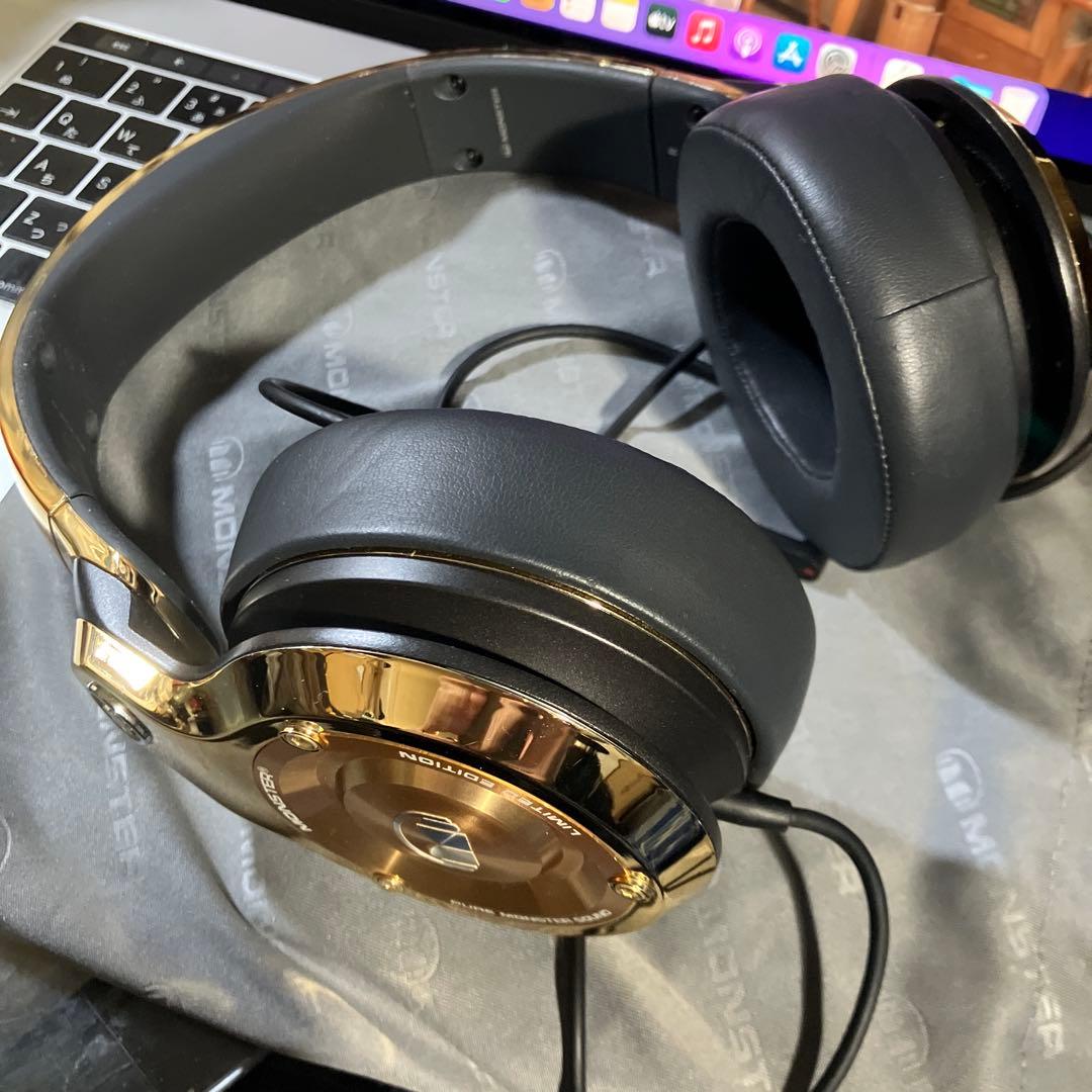 MONSTER 24K ヘッドホン ゴールド MH MEEK OE GLD CU