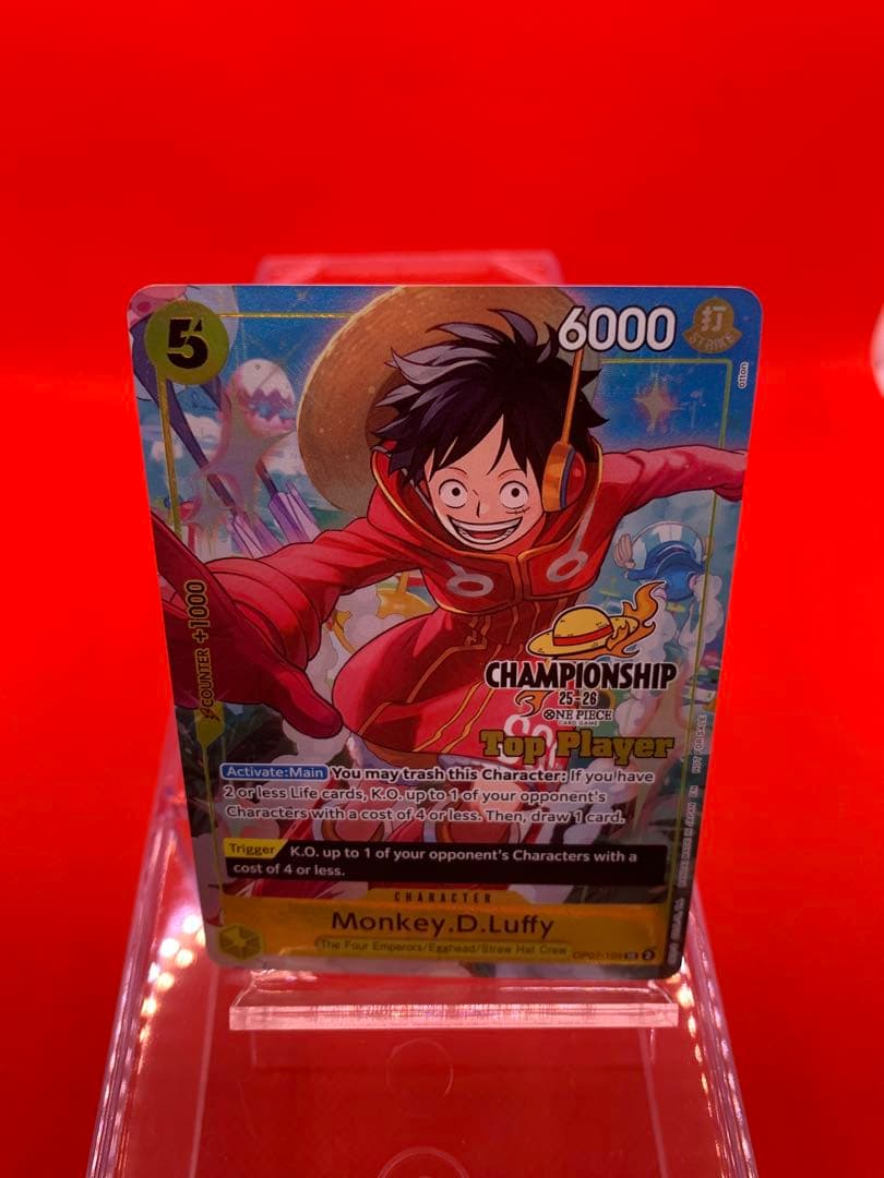 【英語版】ルフィ TOP PLAYER CS25-26