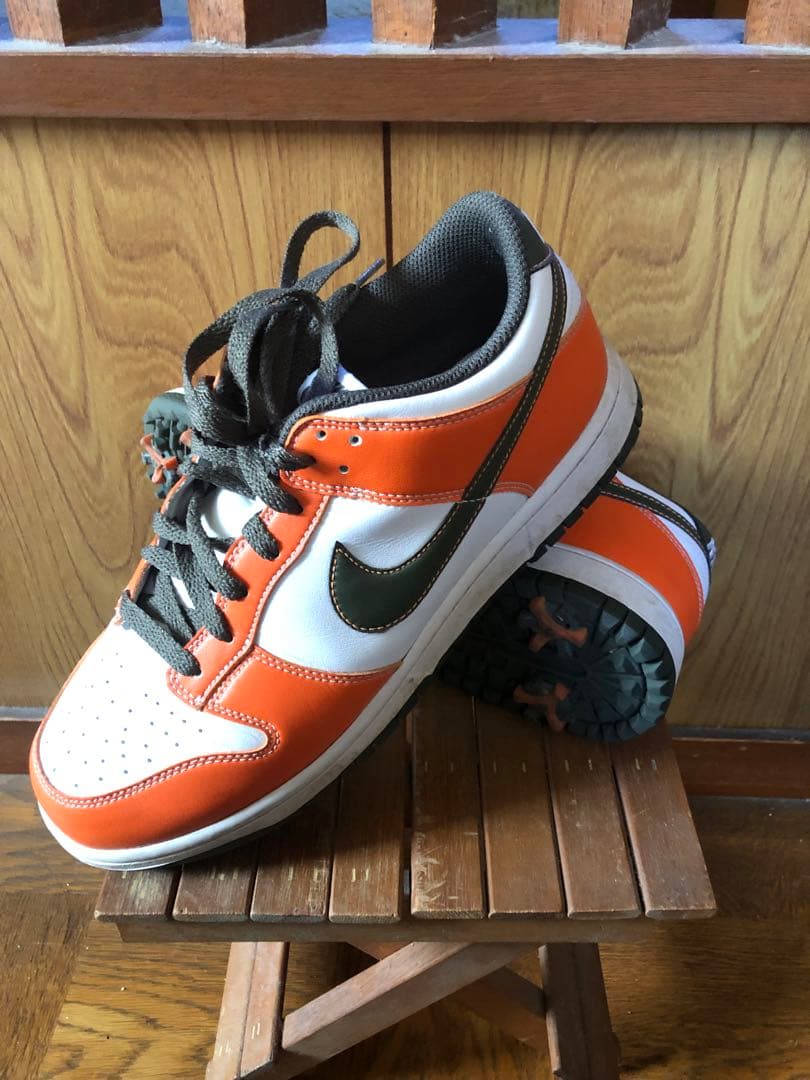 Nike ゴルフスニーカー オレンジ/ホワイト