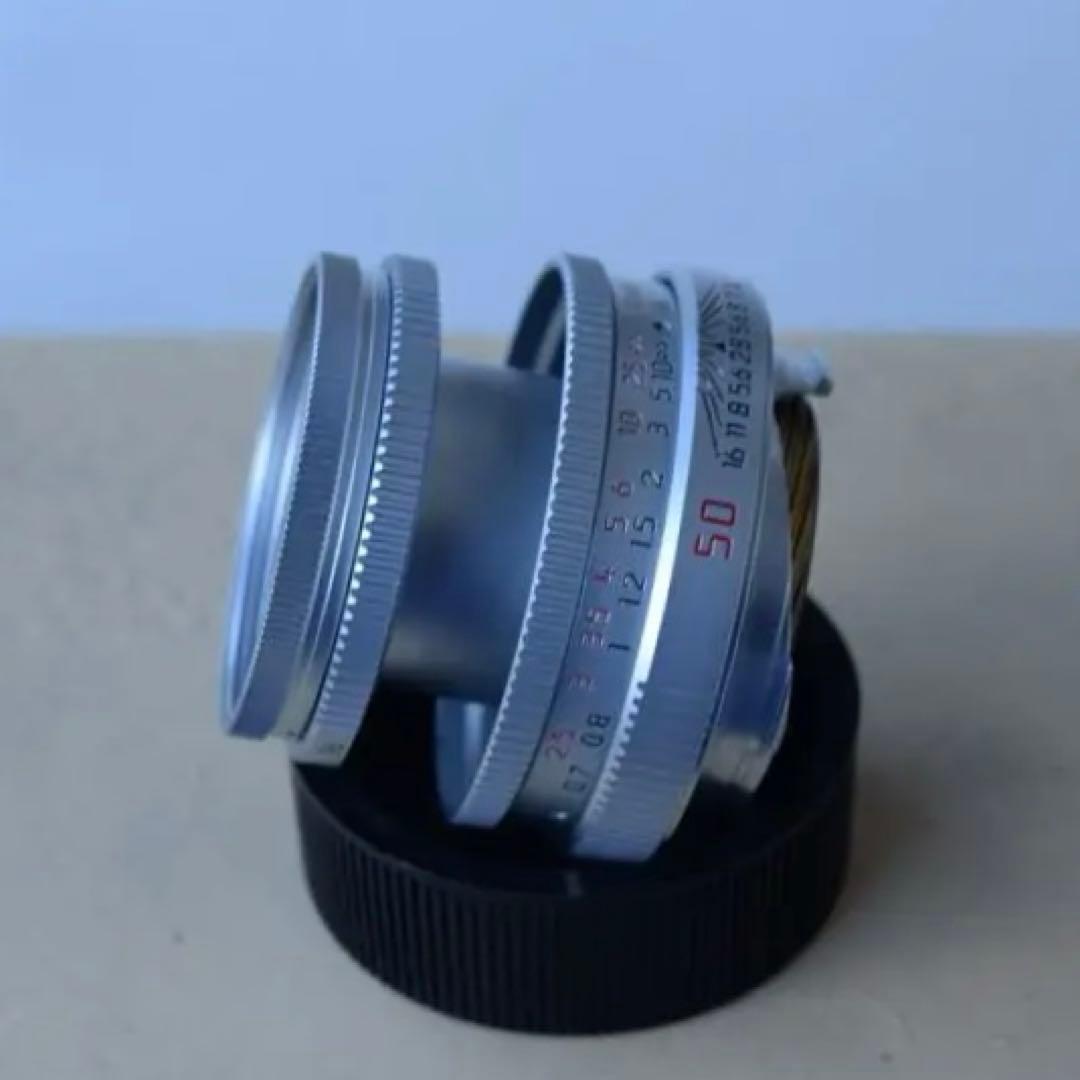 極美品銘玉 LEICA ELMAR-M 50mm F2.8 シルバー 共箱