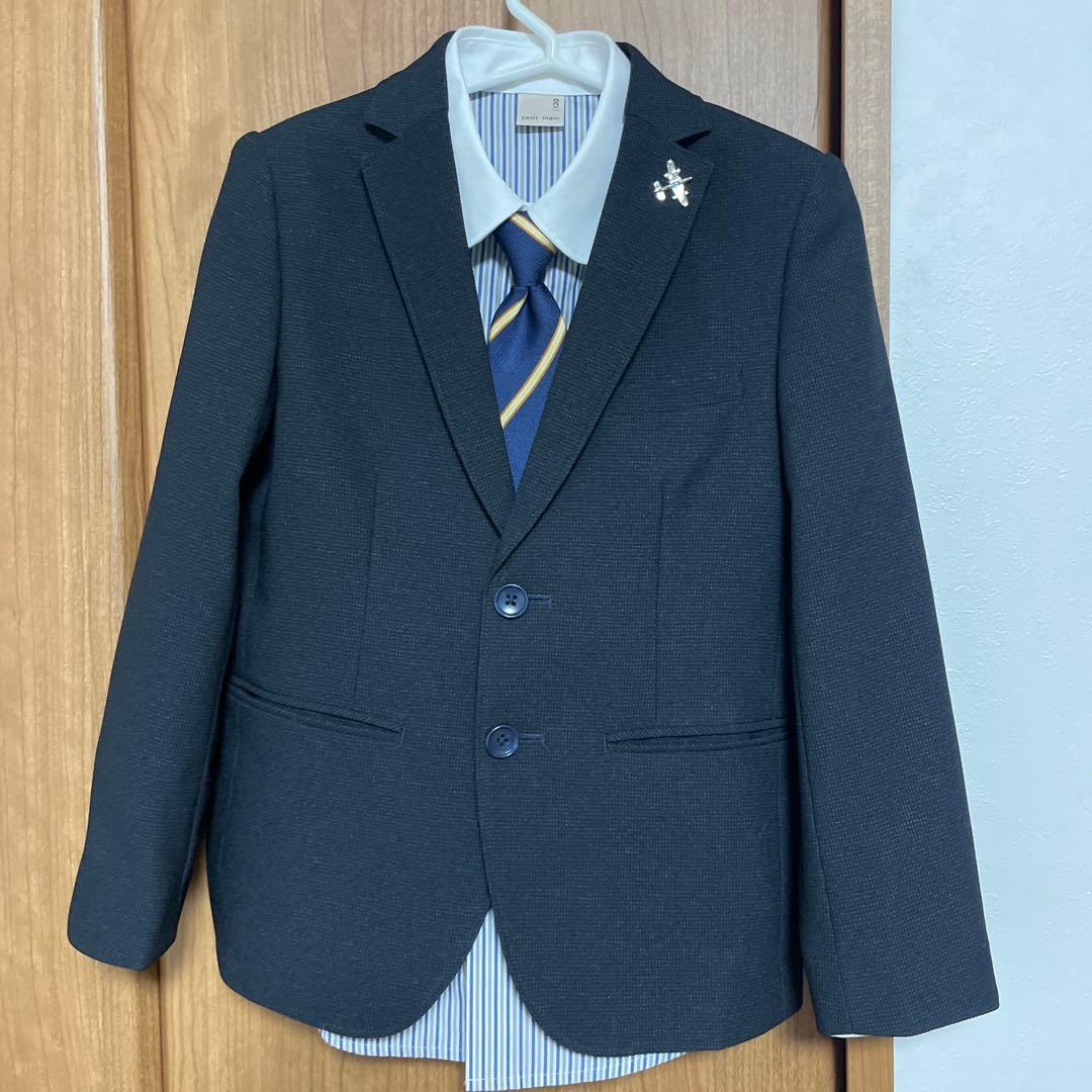プティマイン フォーマルスーツ 120 男の子