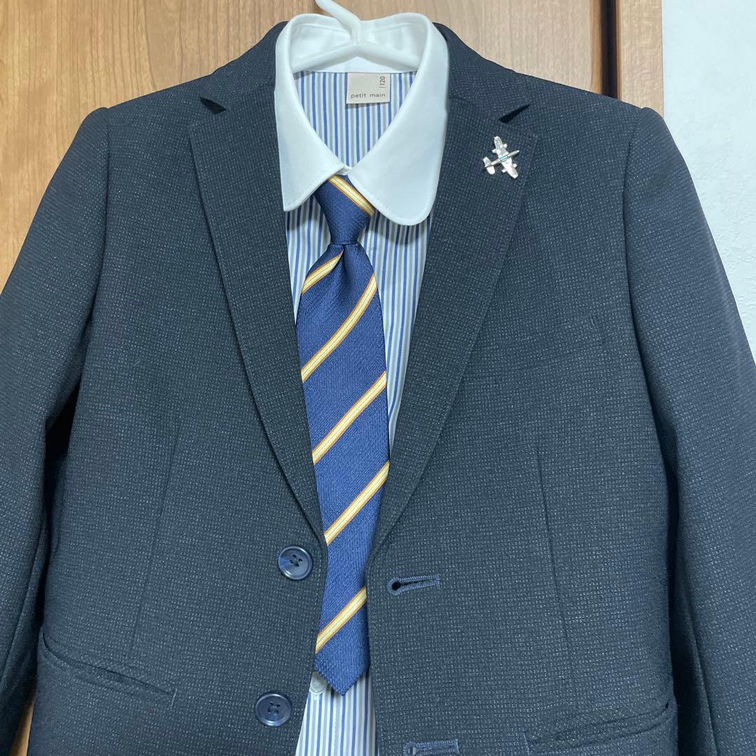 プティマイン フォーマルスーツ 120 男の子