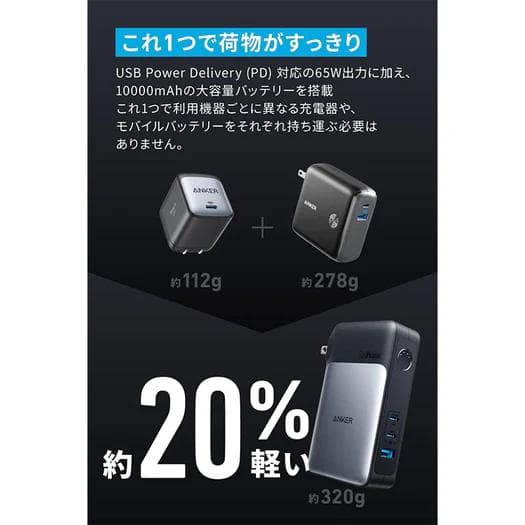 【新品未使用】Anker 733 Power Bank