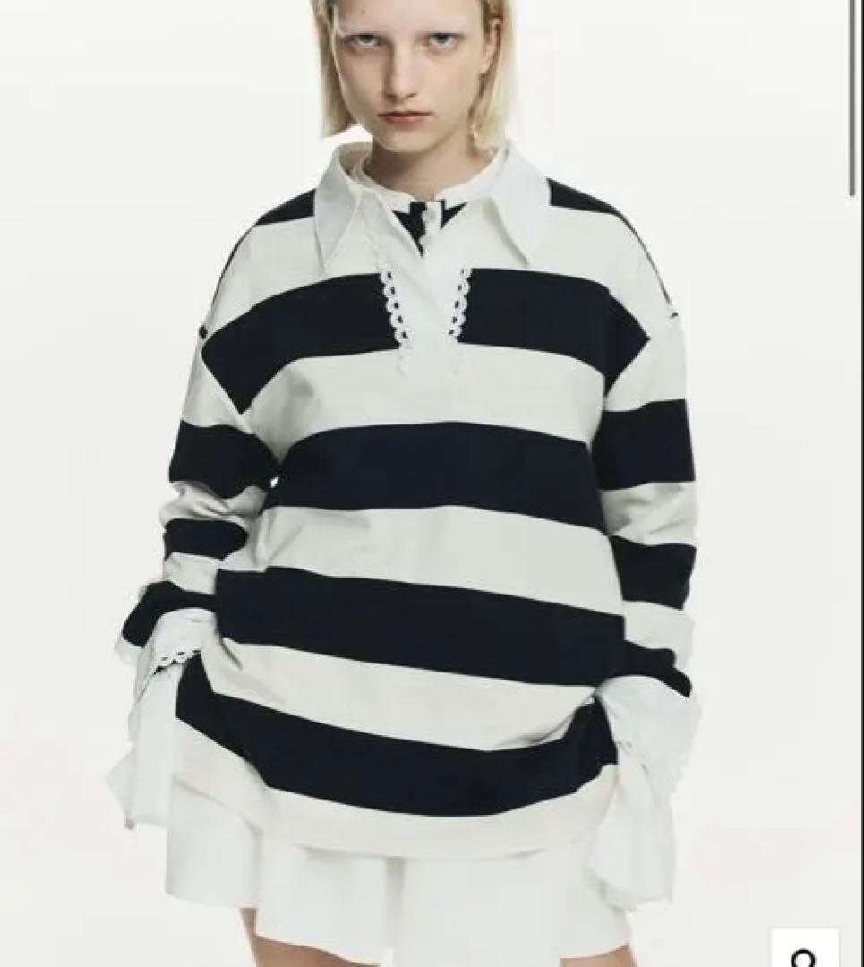トップス FRANCINE RUGBY TOP