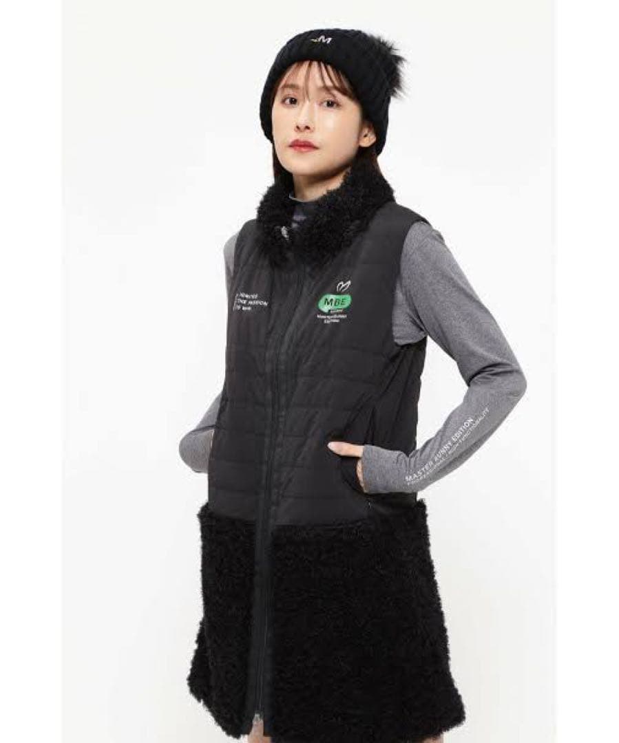 今季冬　レディース　マスターバニー　ダウンワンピース　美品　白