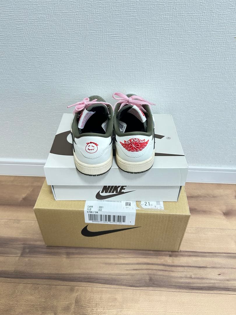 ジョーダン1LOW トラヴィス スコット リトルキッズシューズ 20.5cm