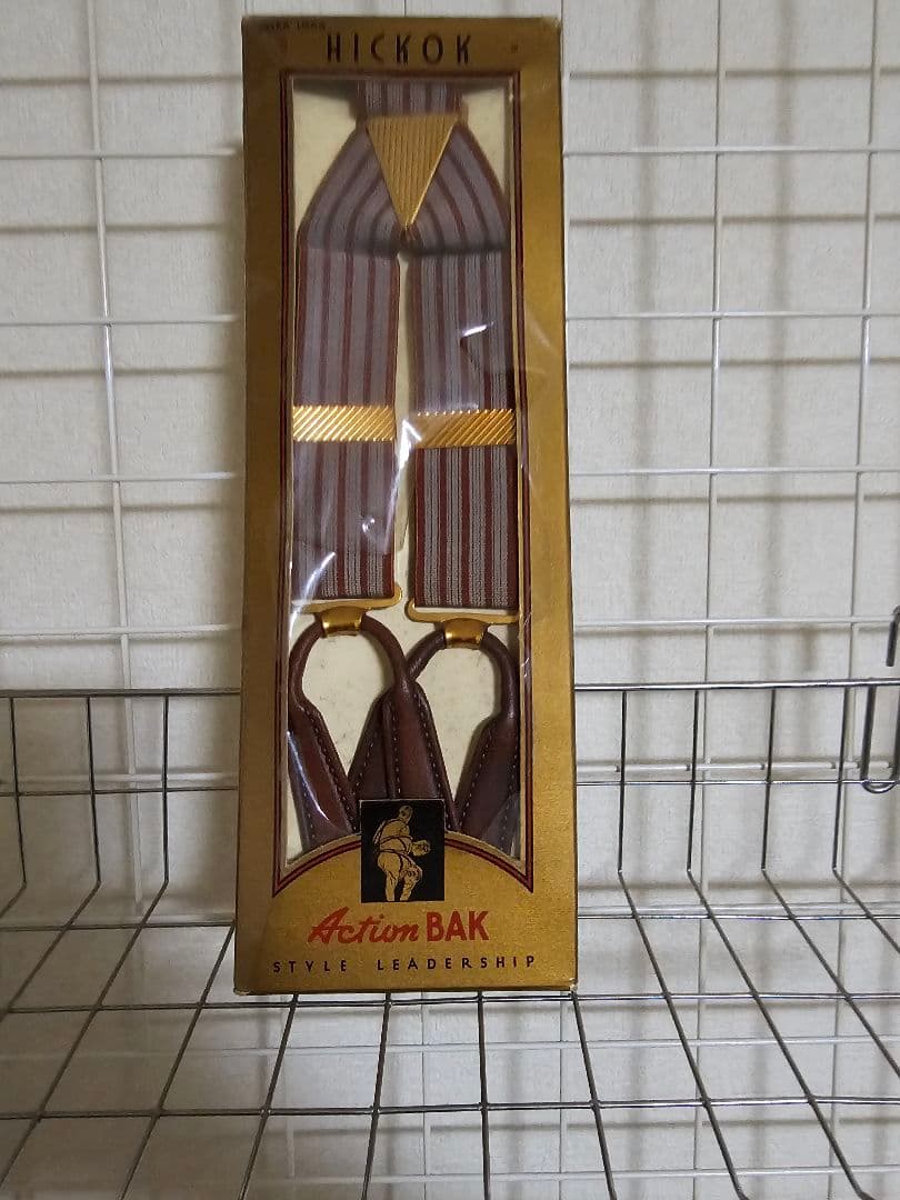 ヴィンテージ 50s サスペンダー デットストック