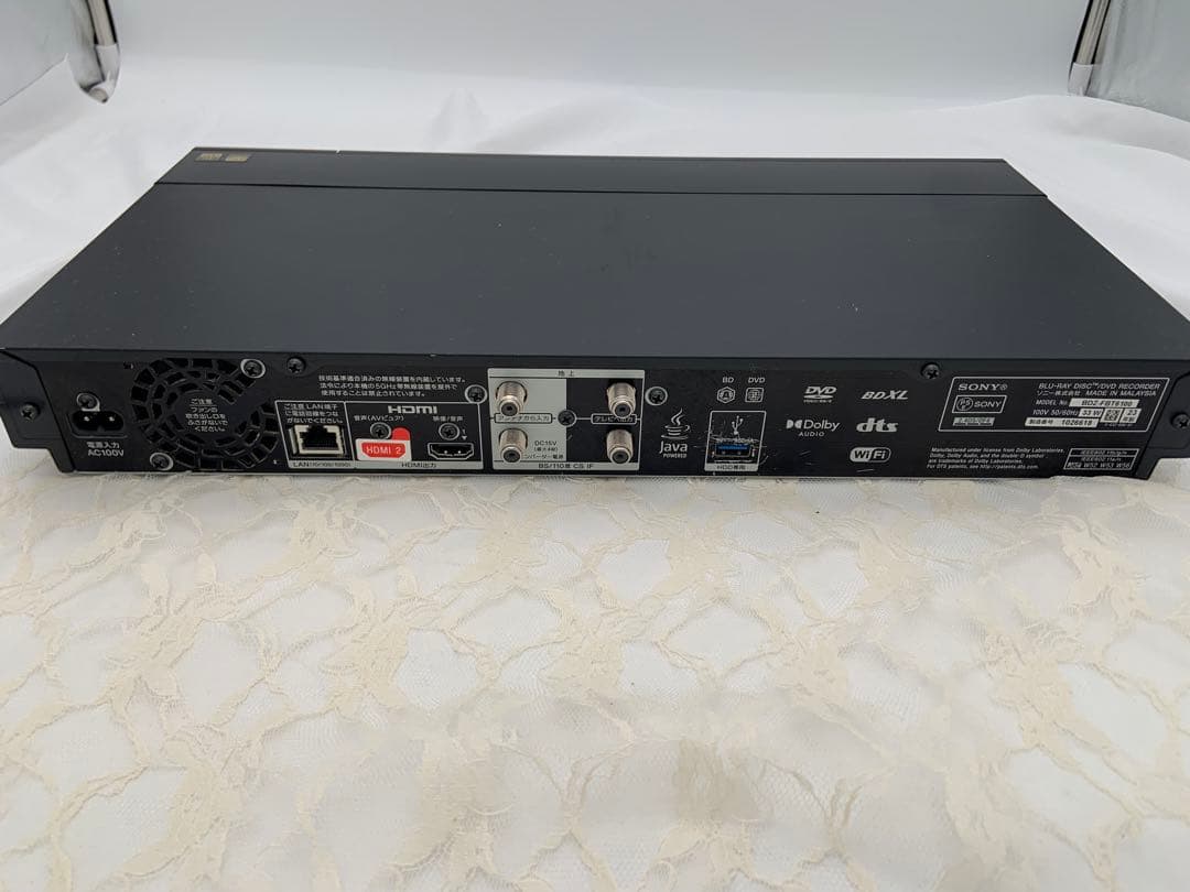 SONY ブルーレイレコーダー BDZ-FBT6100