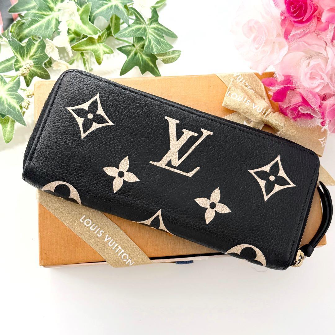 美品IC内蔵✨ルイヴィトン アンプラント ポルトフォイユ クレマンス バイカラー